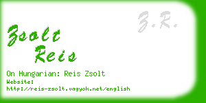 zsolt reis business card